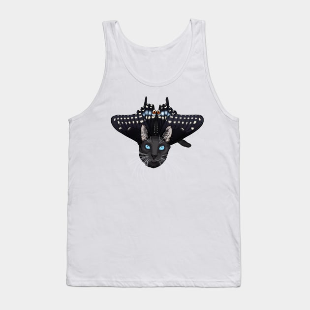 Eastern Black Swallowtail Flitter Kitty Tank Top by CarleahUnique